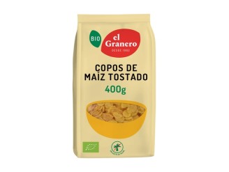 Copos de Maíz Tostado Bio 400g - Ricos en Fibra y Proteínas | Granero