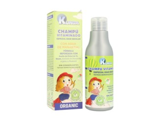 Champú Vitaminado Escolar Kunda - Orgánico y Dermatológicamente Testado