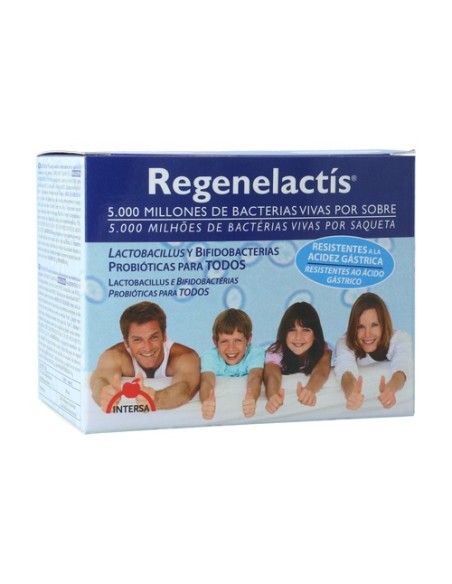 Regenelactís acidez gástrica 20 sobres Intersa Regenelactís acidez gástrica 20 sobres Intersa
