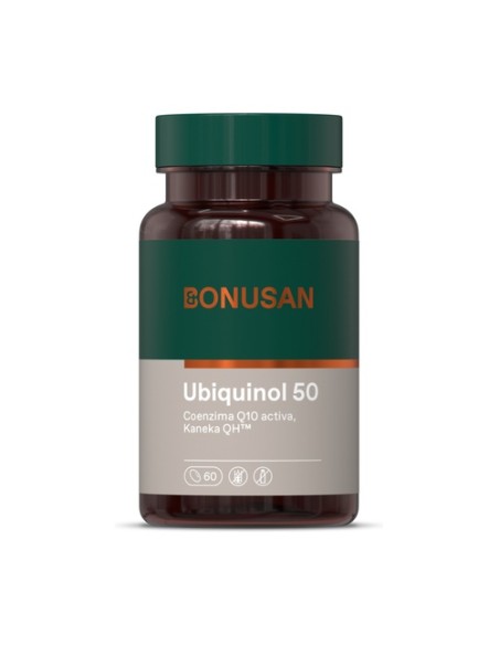 Ubiquinol 50 mg 60 cápsulas Bonusan