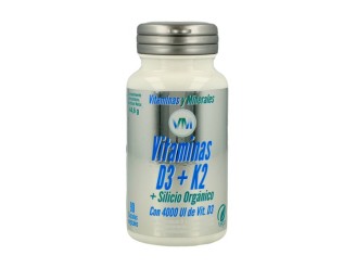 Vitamina D3 + K2 & Silicio 90 cápsulas - Ynsadiet Suplemento