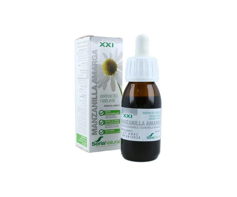 Extracto de Manzanilla (Fórmula XXI) 50 ml Soria Natural