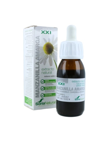 Extracto de Manzanilla (Fórmula XXI) 50 ml Soria Natural Extracto de Manzanilla (Fórmula XXI) 50 ml Soria Natural