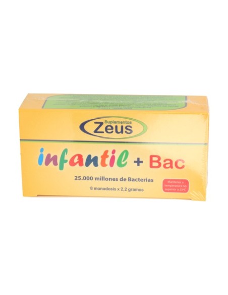 Infantil + Bac 8 unidades Zeus
