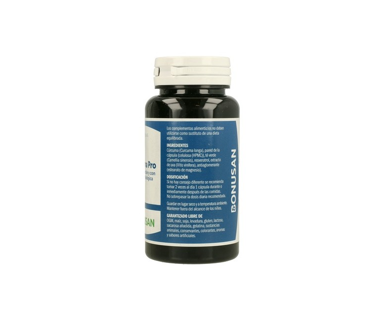 Cúrcuma pro 60 cápsulas de 500mg Bonusan