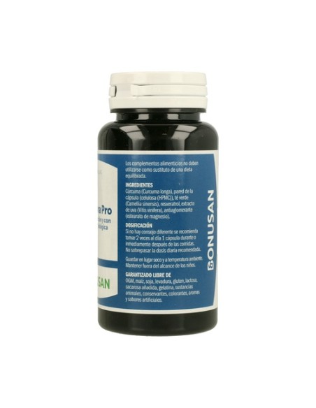 Cúrcuma pro 60 cápsulas de 500mg Bonusan